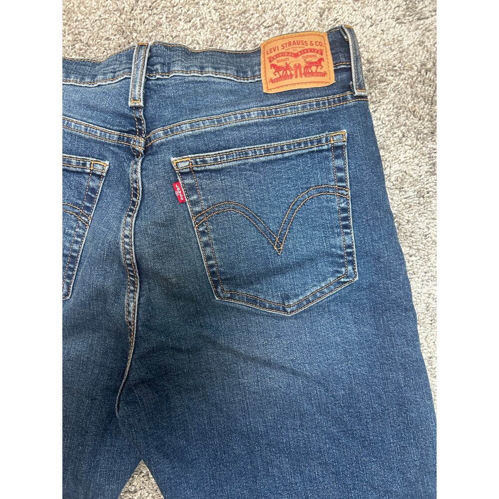 Levi’s Wedgie Straight Size 32 Button Fly Inseam 28 Jeans Pants - Picture 5 of 5
